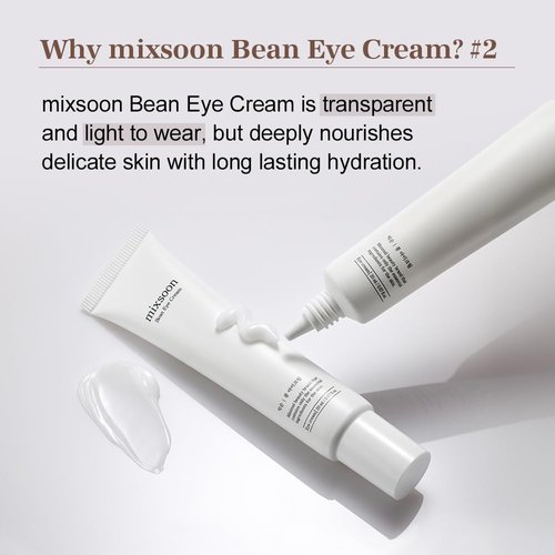 mixsoon Bean Cream 1.69 fl.oz / 50ml Bean Eye Cream 0.67 fl oz / 20ml