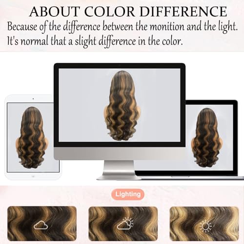 Blomas 200% Density 28 Inch Balayage 1B/27 Highlight Lace Front Wig Human Hair Body Wave Frontal Wigs for Women Human Hair 13x4 HD Glusless Lace Front Wigs Natural Hairline Pre Plucked with Baby Hair