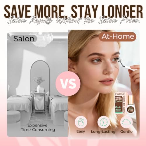 LASHVIEW Lash Cluster Glue Strong Hold, 3-4 Weeks Long-Lasting, Waterproof & Low Irritation, 2-3 Sec Drying Time, for Beginners & Professional Use(5ml)