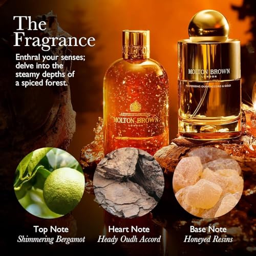 Molton Brown Mesmerising Oudh Accord & Gold Bath & Shower Gel 10 fl. oz.