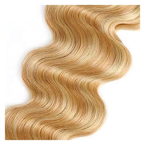34 34 34 Inch P27/613 Bundle 613 Body Wave Human Hair Bundles Two Tone Highlight Blonde Body Wave Bundles Human Hair Honey Blonde Bundle