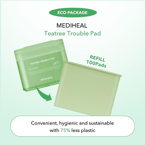 MEDIHEAL Daily Soothing Care Teatree Trouble Toner Pads (1+1)