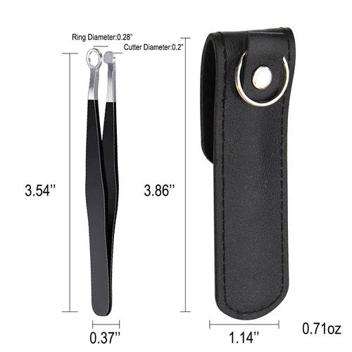 Liangery Professional Nose Hair Trimmer,Stainless Steel, Black