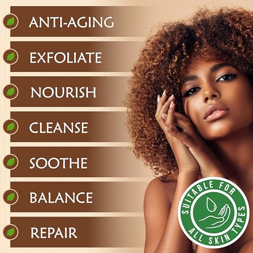 African Black Soap Liquid 32 oz. 100% Raw Pure Natural From Ghana. Acne Treatment, Aids Against Eczema & Psoriasis, Dry Skin, Scars and Dark Spots. Great For Pimples, Blackhead, Face & Body Wash