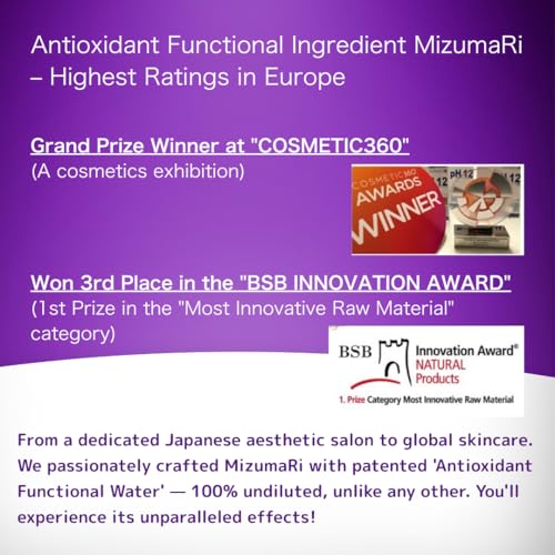 MizumaRi 3-Step Rejuvenation Set ? Achieve Firmness, Hydration & Radiance, plus Voluminous Hair (Sensitive Skin Friendly)