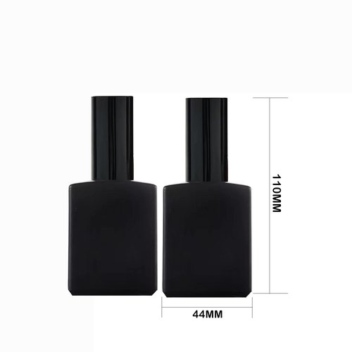 BEGIKET 12 Pack 1 oz Black Square Glass Perfume Spray Bottle, 30ml /1 oz Fine Mist Atomizer Spray Bottles Refillable, for Perfume, Essential Oil and Liqui (Black)