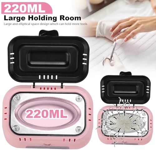 Nail Tool Sterilizer High Temperature 329¢µ for Nail Tools Portable with Glass Beads for Metal Tools Salon & Esthetician Supplies