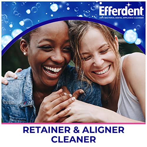 Efferdent Denture Cleaner Tablets ? Dental Appliances, Aligners, Mouth Guard, and Retainer Cleaner Tablets, Complete Clean, 126 Count