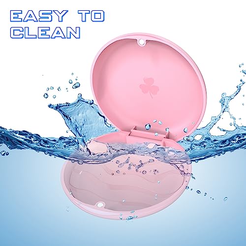 Orthodontic Mouthguard & Dental Retainer Case - Aligners Case (Pink)