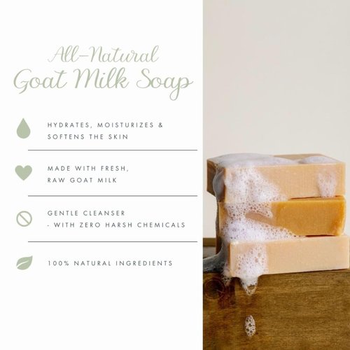 Bend Soap Company Tea Tree Goat Milk Soap - All Natural, Paraben and GMO Free - Handmade in USA - Soothe Cracked Skin, Relax and Exfoliate - Overall Dry Skin Relief (Tea Tree, 4 Pack of 4.5oz)