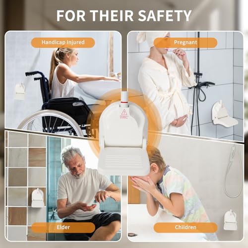 Shower Foot Rest for Shaving Legs,Shower Shaving Foot Rest,Foot Rest for Shower with Powerful Suction Cup,Foldable Shower Shaver Foot Rest Suitable for RV Bathroom,Easy to Carry While Traveling