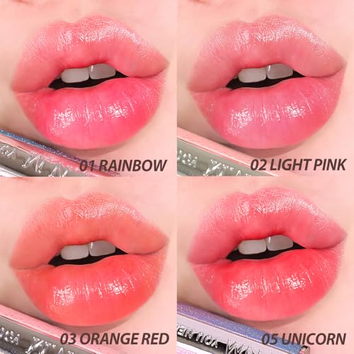 YNM Honey Lip Balm, Moisturizing Tinted Lip Balm, pH Color Changing, Infused with Manuka Honey and Squalane, Hydrating, Korean Skincare, Natural Finish, RAINBOW HONEY, 0.1 Fl Oz