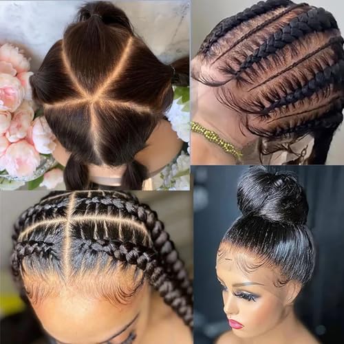 JYZ Full Lace Human Hair Wigs Burmese Wet Curly Hair 150% Density Raw Human Hair Full Lace Wigs Human Raw Hair Plucked Bleached Knots with Baby Hair 12 Inch Free Part