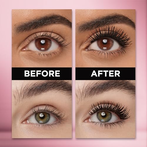 L'Oreal Paris Voluminous Lash Paradise Waterproof Mascara, Blackest Black, 0.25 Fl Oz (Pack of 1) Packaging May Vary