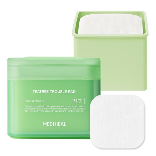 MEDIHEAL Daily Soothing Care Teatree Trouble Toner Pads (1+1)
