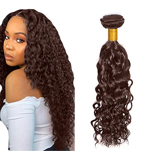 #4 Bundles Human Hair #4 Chocolate Brown Bundles Dark Brown 1 Bundle 22 inch Color 4 Human Hair Bundle