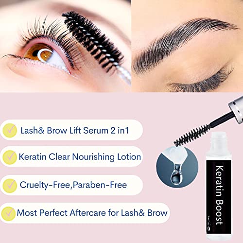 Lash Lift Care, Brow Lamination Aftercare Eyelash Perm Nutrition, Treat Burning Eyebrow Save Messy Lash, 8 weeks Keratin Care For and Perm/Lift(7ml)