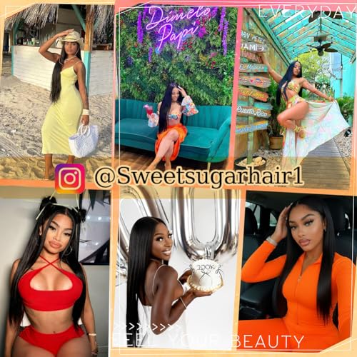 Straight Wigs Human Hair 13x6 Lace Front Wigs Human Hair Straight Wig Pre Plucked 200 Density HD Transparent Lace Frontal Glueless Wigs for Women Replacement Wigs (28 Inch)