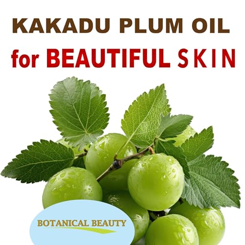 Botanical Beauty Australian KAKADU PLUM OIL 100% Pure Natural Virgin Unrefined Cold-pressed carrier oil 1 Fl oz 30 ml For Face, Skin, Body, Hair, Lip, Nails