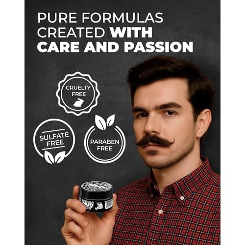 Bossman Complete Beard Kit ? Men's Beard Oil Jelly, Fortifying Shower Conditioner, Balm, Mustache Wax & Comb ? Beard Softener & Grooming Care ? Men Gift Set (Magic Scent)