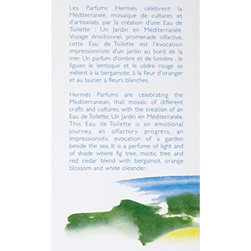 Hermes Un Jardin En Mediterranee Eau De Toilette Spray for Women, 1.6 Ounce