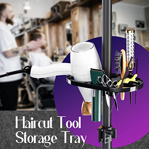 Wig Head Stand Adjustable Height - Upgrade Wig Tripod Stand with Reinforced Tool Tray , Foldable Mannequin Head Stand for Beauty and Hairdressing Styling Training (Additional 1 Free Accessory)
