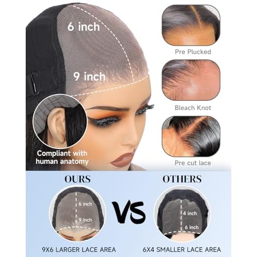 613 Lace Front Wigs Human Hair 9x6 HD 200% Density Blonde Glueless Wigs Human Hair Pre Plucked Pre Cut Straight Glueless Wigs Human Hair wigs for Black Women 30 inch