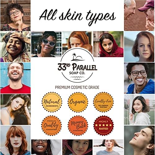 33rd Parallel | DIMETHICONE Oil (32 oz) 100% Pure, Cosmetic Grade | Widely Used in Moisturizers, Lotions, Primers, Foundations, Hair Products, Sunscreen, Wound Care | 32 Ounces