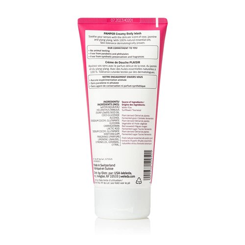 Weleda Aroma Essentials Body Wash Collection, 6.8 Fluid Ounce (Pack of 3), Energy Shower Gel, Pamper and Relax Body Wash, Gentle Plant Rich Cleanser