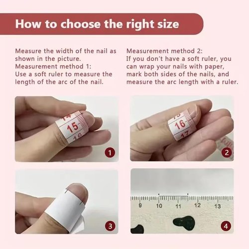Tmani 10pc/set Long Handmade Press On Nail Hot Girl's Long Nails Ten Kinds of Natural Crystal Stone Decoration Fake Nails Suitable For Girls Festival Parties and Birthday Gift(442,M)