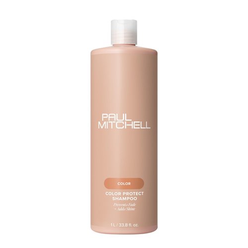 Paul Mitchell Color Protect Shampoo, Prevents Fade + Adds Shine, For Color-Treated Hair, 33.8 fl. oz