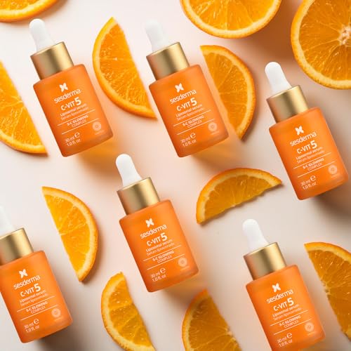 Sesderma C-VIT 5 Fusion Vitamin C Serum, Boosted Hydration, Radiant Glow, Antioxidant Defense, Targets Pigmentation, Pro Skincare Formula, 1.0 fl. Oz