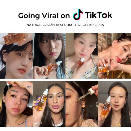 SERUMKIND Pore tightening and Refining Serum Korean Face Skincare - Natural Salicylic acid - Yellowmello Extract 92% -1 fl.oz.
