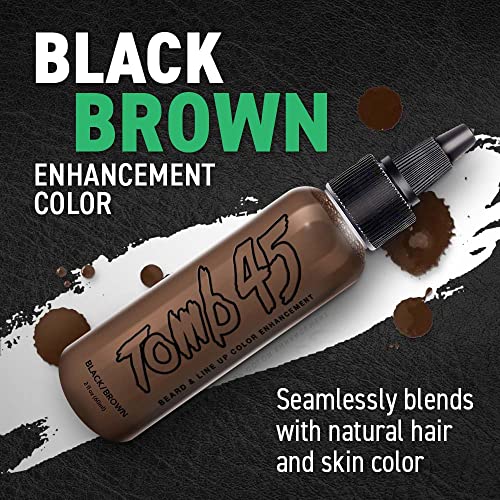 Tomb 45 NODRIP Enhancement Color | Hair Enhancer For Beard & Lineup | Water Resistant Hairline Filler Spray | Barber Beard Liner For Thicker & Fuller Hairstyling | Men¡¯s Grooming Products