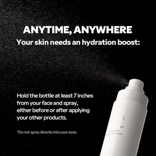 TIRTIR Glossy Coating Mist 3.38 fl. oz, Illuminating Polyglutamic Acid Face Mist for Fresh, Glowing Skin,Cooling, Soothing, Makeup Prep Spray