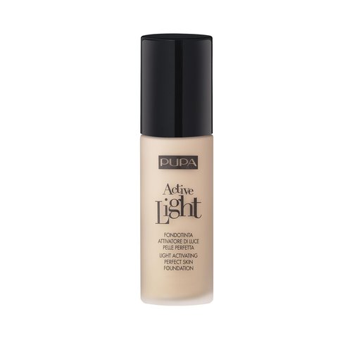Pupa Milano Active Light Activating Perfect Skin SPF 10 Foundation for Women, No. 020/Nude, 1 Ounce