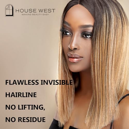 Hair Glue for Quick Weave 4oz - Professional Hair Bonding Glue for Wigs & Hair Extensions | Strong Hold, Waterproof & Non-Damaging Formula | Easy Application with Precision Nozzle 118ml Black