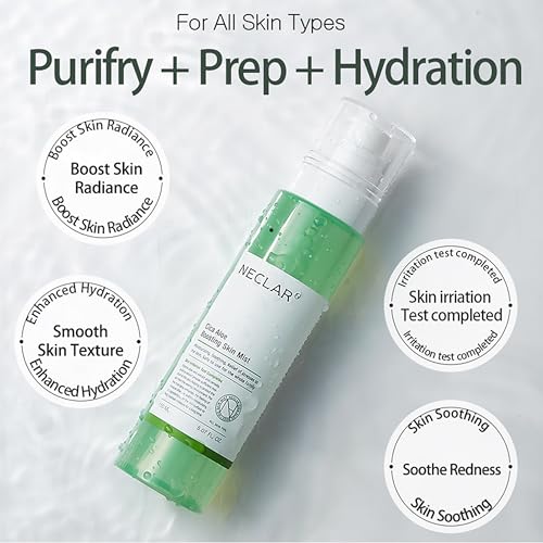 CICA Aloe Hydrating Toner Spray for Face - pH Balanced Facial Mist - Aloe Vera and Centella Asiatica - for Acne Prone and Sensitive Skin - Korean Skincare for Redness, Dryness