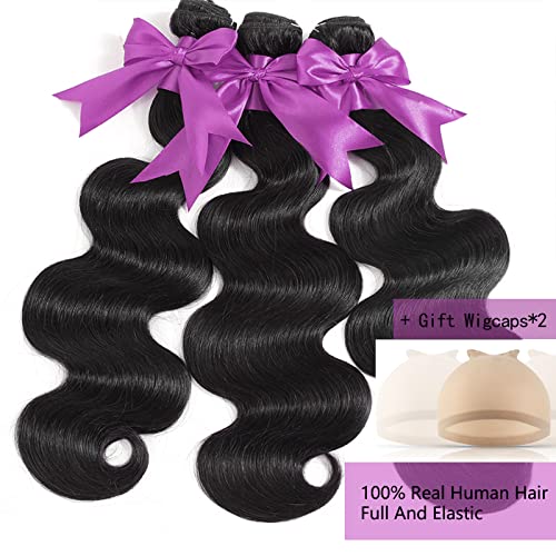 12A Human Hair Bundles 26 26 26 Inch Body Wave Bundles Human Hair 100% Unprocessed Brazilian Virgin Weave 3 Bundles Deals
