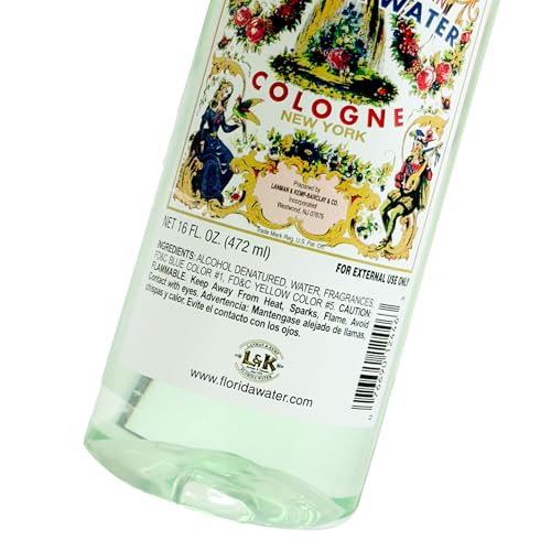 Lanman & Kemp Florida Water Cologne New York, Agua De Florida (16 Fl Oz (Pack of 3))