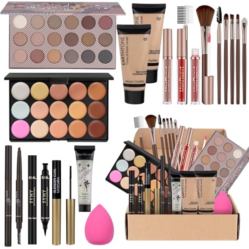 Makeup Kits for Teens Girls Makeup set for Women Makeup Set for Teenager Eyeshadow Primer Makeup Set Gift for Teens Women Full Kit Girls