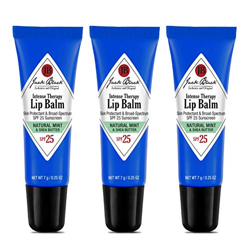 Jack Black Intense Therapy Lip Balm, 0.25-Oz. ? SPF 25 Sun Protection, Lip Moisturizer, Hydrating Lip Balm with SPF, Lip Sunscreen
