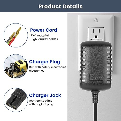 4.5V Charger for BaByliss PRO FX870 FX788 FX787 FXSSM FX820 FX726 FX825 Outlining Trimmer Compatible with BaByliss GOLDFX Hair Clippers Power Adapter