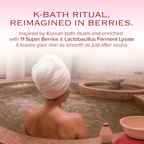 Very Berry Wash Off Pack | Korean Sauna Face Mask | Berry Complex + Fermented Ingredients for Skin Barrier | Instant Glow Up Effect | Whipped Cream Pack for Textured, Dry Skin 3.38 FL OZ