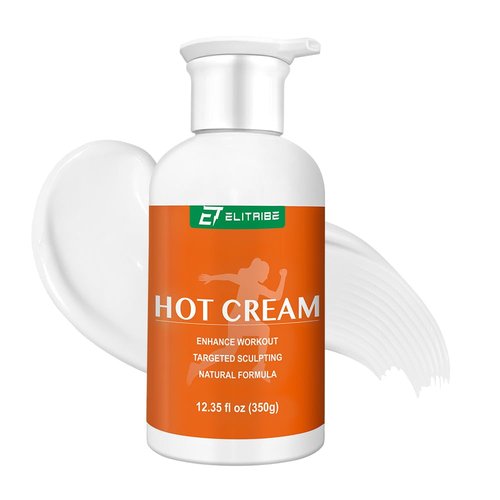 Hot Cream Sweat Enhancer Lotion for Women and Men and Body Sculpting Cellulite Workout Ultra Moisturizing and Invigorating Body Firming Cream with Natural Oils - 12.34 Fluid Ounce