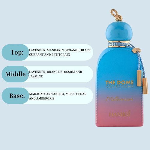 Hamidi The Dome Collection Millennium for Women Eau de Parfum Spray, 3.4 Ounce