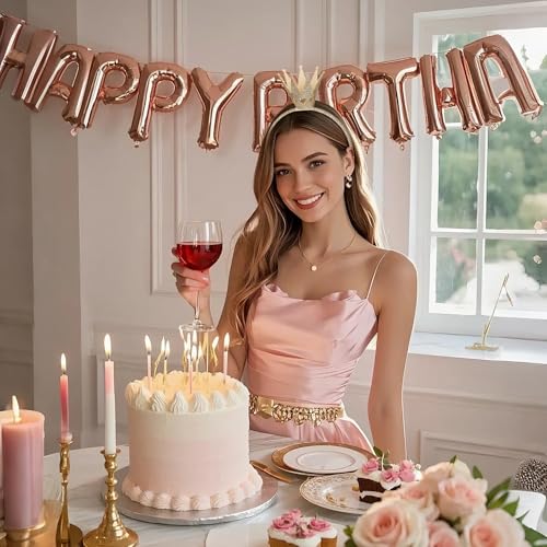WantGor Gold Crown Headband, Women Glitter Queen Crown Hairband Headwear Shiny Princess Headbands for Birthday, Cosplay, Party Decorations, Halloween Costume Hair Accessories (Gold, M)