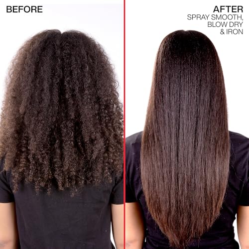 Redken Spray Smooth Anti Frizz Hair Spray - Frizz Control and Heat Protection, With Citric Acid, Paraben, Sulfate & Silicone-Free