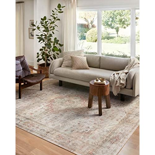 Loloi Heidi Collection HEI-02 Sage/Multi 2'-6" x 9'-6" Runner Rug
