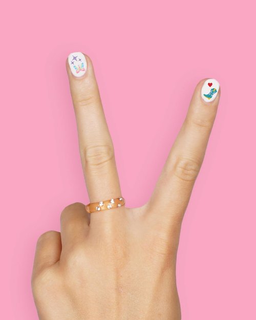 xo, Fetti Party Era Nail Stickers | 4 Sheets 544 Stickers | Concert Party Accessory, Bachelorette Decorations, Birthday Manicure, Bridesmaid Adhesive Press Ons
